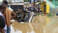 Several residents have been displaced after heavy rains on Sunday