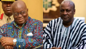 President Akufo-Addo and John Dramani Mahama