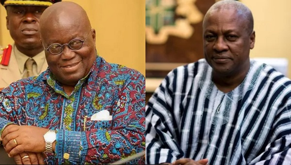 President Akufo-Addo and John Dramani Mahama