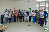 Participants at the workshop in a group photo