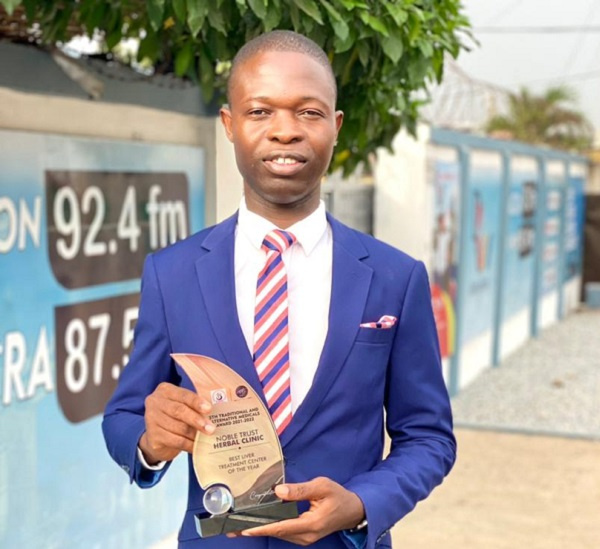 Dr George Donkor, CEO of Nobel Trust Herbal Clinic