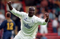 Tony Yeboah scored 96 goals in the German Bundesliga