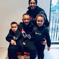 Jordan Ayew and his wife, Denise Acquah