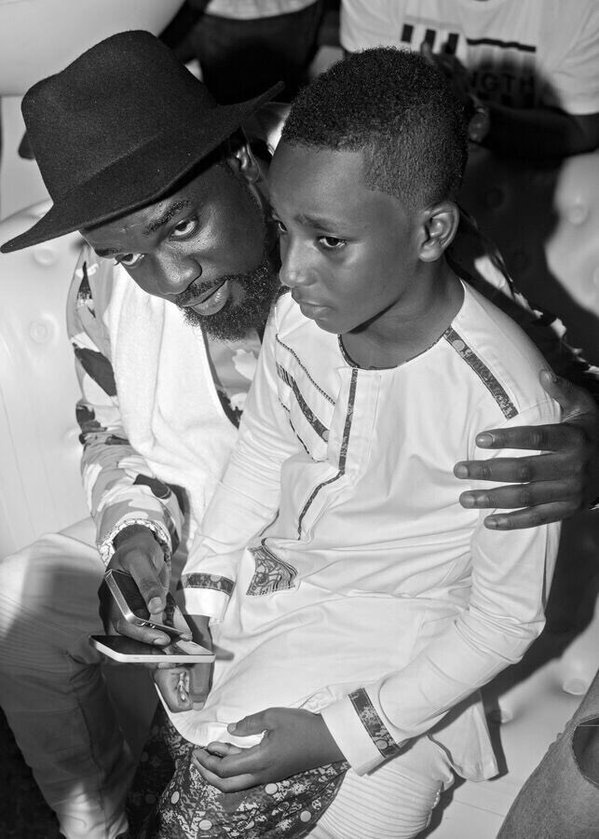 Sarkodie and Asamoah Gyan's son