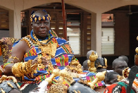 Life patron and owner of Asante Kotoko, Otumfuo Osei Tutu II.