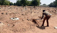 Grave diggers reported a spike in the number of bodies being buried