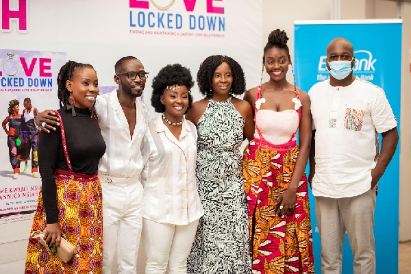 Okyeame Kwame, wife and other personalities at the launch