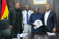 Vice President Mahamudu Bawumia with American NFL delegation