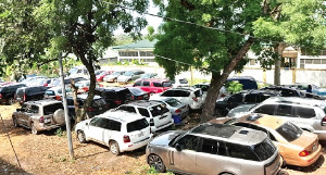 Some of the unapproved cars seized in the Eastern Region