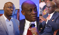 Dr Cassiel Ato Forson, Seth Terkper and Godfred Dame (from L to R)