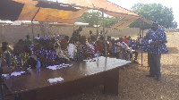 Cross section of traditional rulers at the durbar grounds