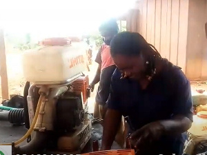 Mama Macho repairs heavy-duty machines for a living