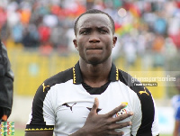 Dwamena said Gyan;s pep talk calmed his nerves before the Ethiopia clash.