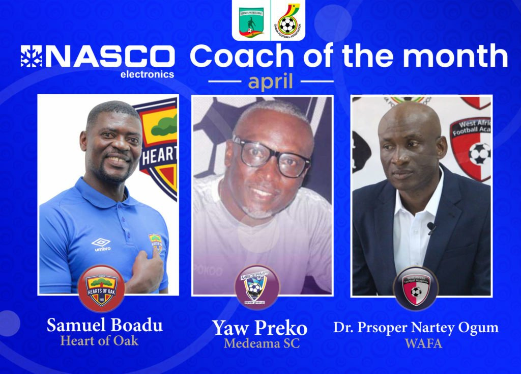 The  coaches led their respective sides to secure impressive results in the month of April 2021