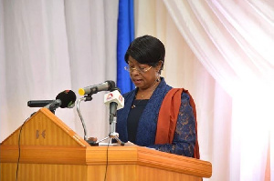 Madam Sophia Akuffo, Chairperson of the Board of Trustees, National COVID-19 Trust Fund