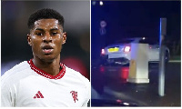 Rashford was involved in a car crash