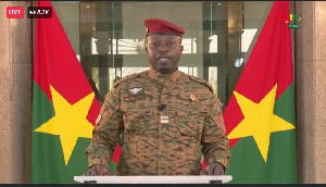 Lt. Col. Paul-Henri Sandaogo Damiba leader of the Jan. 24 Burkina Faso coup