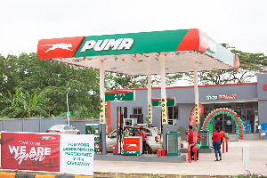 The new Puma Energy retail service site is located in Atonsu a suburb of Kumasi