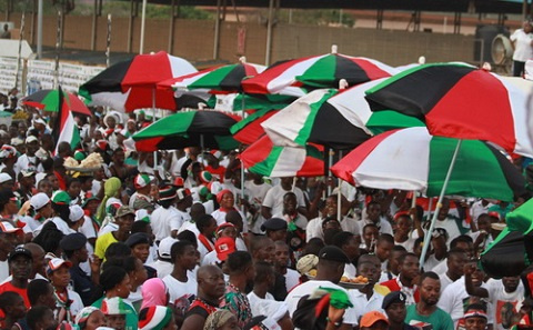 Some supporters of the opposition National Democratic Congress