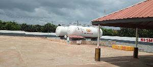 The filling station which was robbed by the robbers