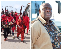 Some of the traditional rulers and Henry Quartey