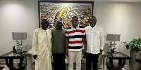 L-R: Nana Nkansah Boadu, Dr. Mahamudu Bawumia, Bernard Antwi-Boasiako, Dr. Matthew Opoku Prempeh