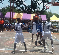 TTU (Blue) beat v KNUST in the opening round