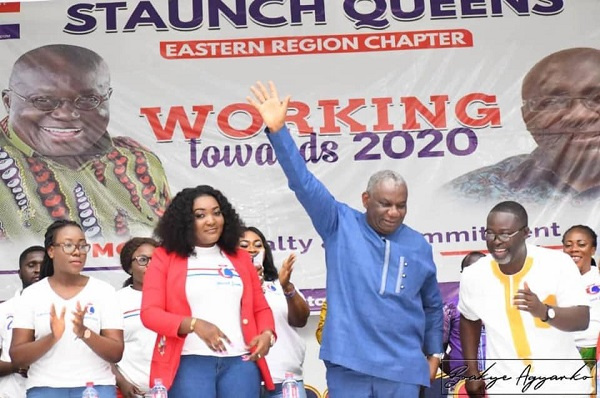 Boakye Kyeremanteng Agyarko at the launch of Staunch Queens