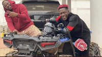 Good friends Medikal (left) with Shatta Wale