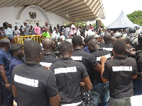 The 'Invisible Forces' are the private security of the NPP