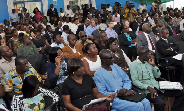 File photo: Participants at a TechnoServe event