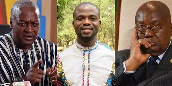 John Mahama, Manasseh Azure Awuni and Nana Addo Dankwa Akufo-Addo