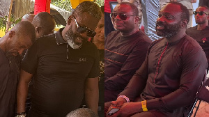 A grid photo of Sammy Kuffour and John Mensah