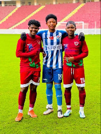 Faustina Kyeremeh, Suzzy Dede Teye, and Priscilla Okyere