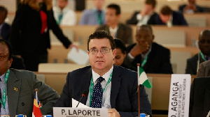 World Bank Country Director, Pierre Larporte