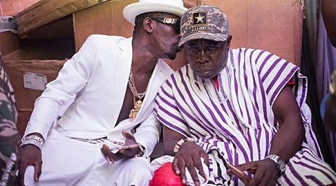 Shatta Wale and father