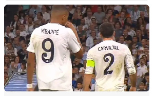 Real  Madrid Veteran Dani Carvajal Was Seen Apologising To The Fans On Tuesday Night,.png