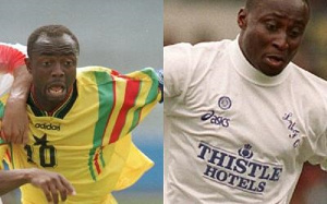 Former Black Stars duo Abedi Ayew Pele and Anthony Yeboah