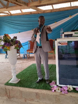 Pastor of Living Grace Ministry International (LGMI), Reverend Isaac Hinneh