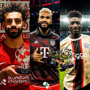 Mohammed Salah, Eric Choupo Moting And Mohammed Kudus