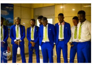 Dreams FC in Egypt ahead of the game against Zamalek