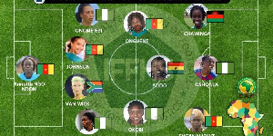 Elizabeth Addo has been named by IFFHS best African female XI of the decade