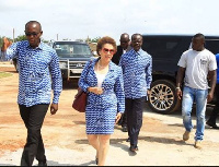 Dr. Papa Kwesi Nduom, Mrs. Yvonne Nduom and other members of Groupe Nduom at the function.