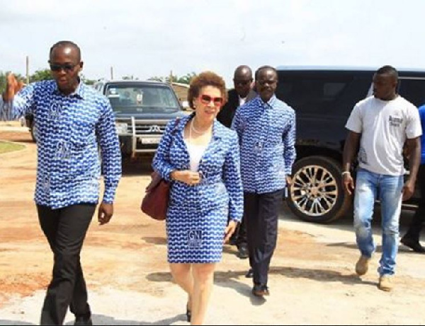 Dr. Papa Kwesi Nduom, Mrs. Yvonne Nduom and other members of Groupe Nduom at the function.