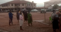 Some stranded patients at a health facility