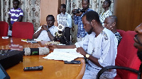 Pastor Ofori at the press conference