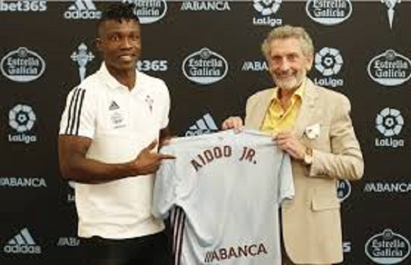 Joseph Aidoo has signed a 5-year deal with Celta Vigo