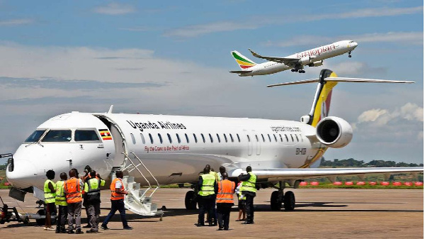 Entebbe International Airport in Uganda. FILE PHOTO | AFP