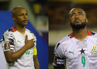 Black Stars captain Andre Ayew and Jordan Ayew