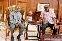 Dr Papa Kwesi Nduom, has paid a courtesy call on former President John Agyekum Kufuor